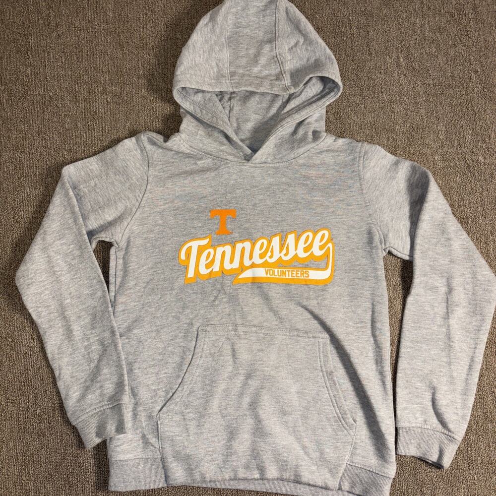 University Of Tennessee Youth Pullover Hoodie Medium Gray